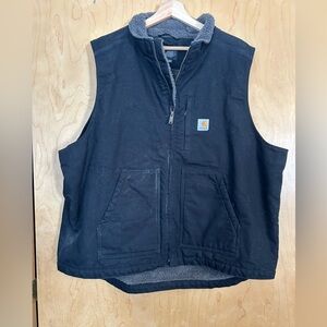 Carhartt Black Loose Fit Vest